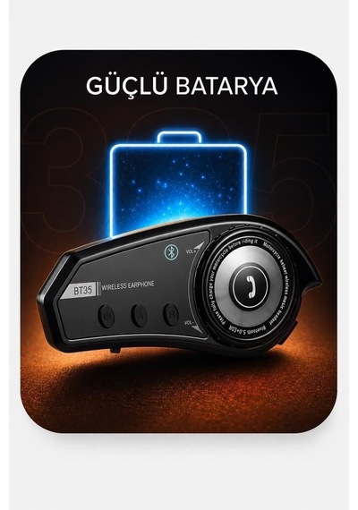 Özel Seri İntercom Şehir İçi İletişim Bluetooth Motosiklet Kask Kulaklığı Bt35