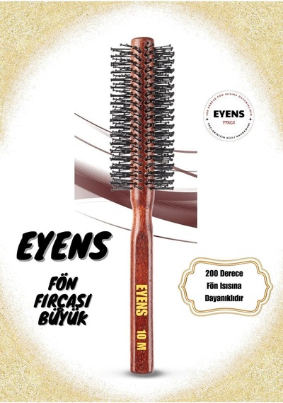 Eyens Erkek Fön Fırçası Büyük 200 Derece Fön Isısına Dayanıklıdır