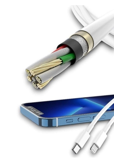 Mey İthalat 30w Şarj Kablosu Çok Renkli