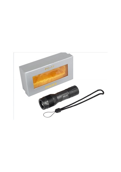 Pc-17 Cree Power Led Zoomlu El Feneri 3xaaa Pilli Metal Kasa