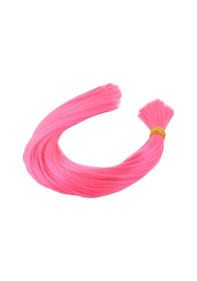 Pembe Renkli Sentetik Boğum Saç - 1Kg
