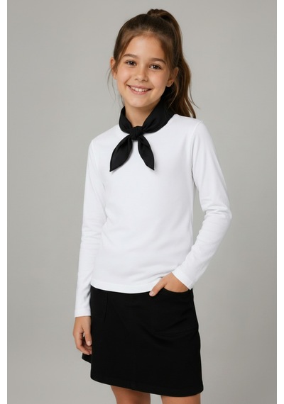 Kiagu Beyaz Uzun Kol Basic T-shirt- Terletmeyen Esnek Kumaş Pamuklu Mevsimlik Beyaz Uzunkol Kız Çocuk Tsort Beyaz Kiagu Beyaz Uzun Kol Basic T-shirt- Terletmeyen Esnek Kumaş Pamuklu Mevsimlik Beyaz Uzunkol Kız Çocuk Tsort Beyaz