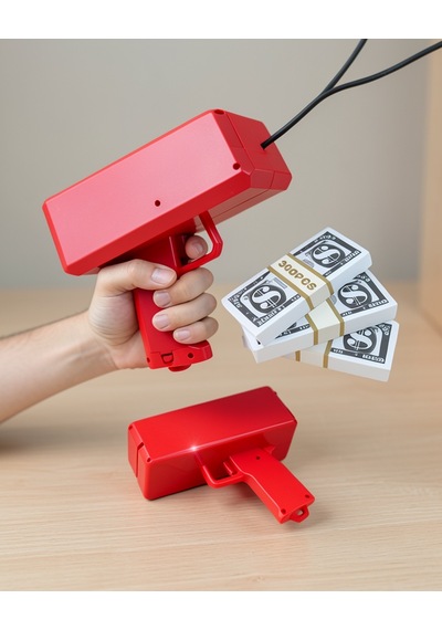 Super Gun Çocuk Para Fırlatma Oyuncak