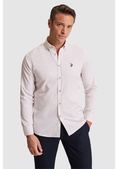 U.s. Polo Assn. Erkek Taş Gömlek Basic 50322161-vr049 Taş Rengi