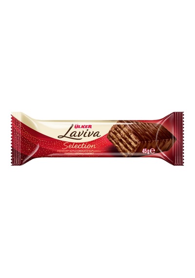 Ülker Laviva Selection Gofret 18x45g Sütlü Çikolatalı Fındıklı 5'li Avantaj Paketi - 5 Adet Tarı
