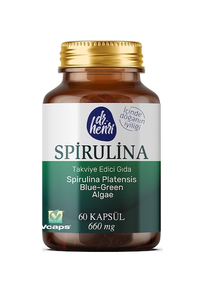 Dr. Henri Spirulina İçeren Takviye Edici Gıda 660 Mg 60 Kapsül