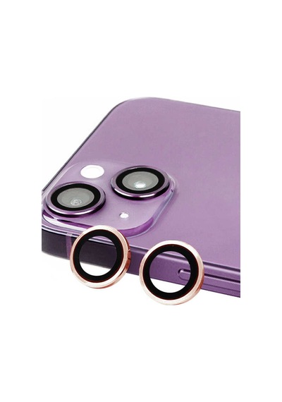 iPhone Uyumlu 13 Mini Raze Metal Kamera Lens - Pembe