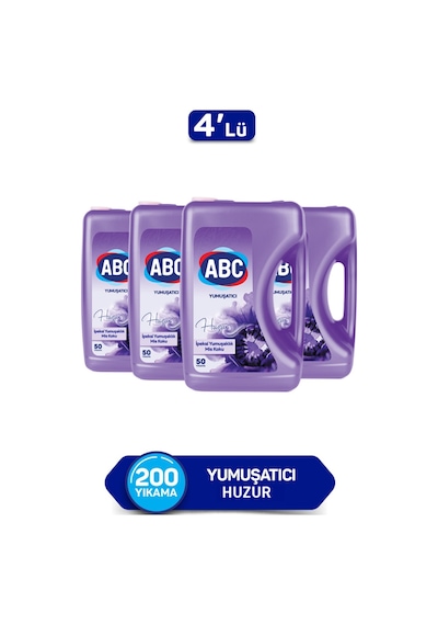 Sıvı Çamaşır Yumuşatıcı Huzur 5 Litre X 4 Adet Diğer