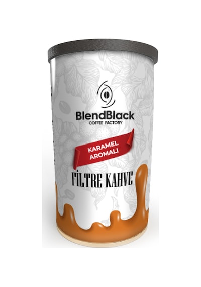Blendblack Karamel Aromalı Filtre Kahve Teneke Kutu 250 G