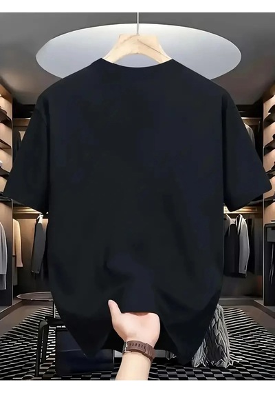 Startmore Unisex Tasarım Baskılı Oversize %100 Pamuk Siyah