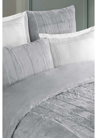 Elart Comfort Çeyiz Seti Emma Çift Kişilik 6 Parça Gri