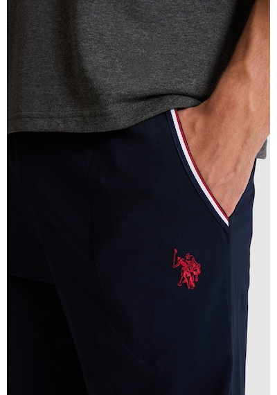 U.s. Polo Assn. Erkek Antrasit Melanj Pijama Takım 50326131-vr081