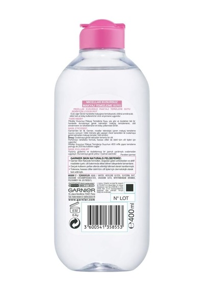 Skin Naturals Micellar Kusursuz Makyaj Temizleme Suyu 400 Ml 2li Paket