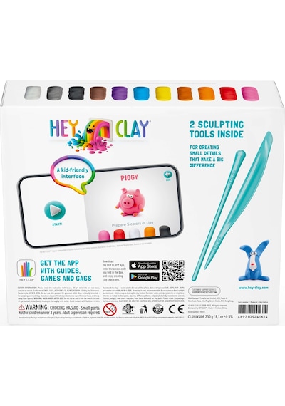 Hey Clay Hava İle Kuruyan Kil 15'li Kutu - Hayvanlar