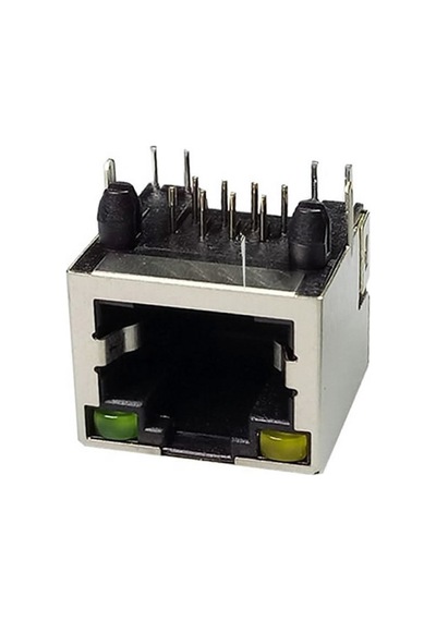 8P8C Metal RJ45 Soket Led Göstergeli Ethernet Bağlantı Soketi
