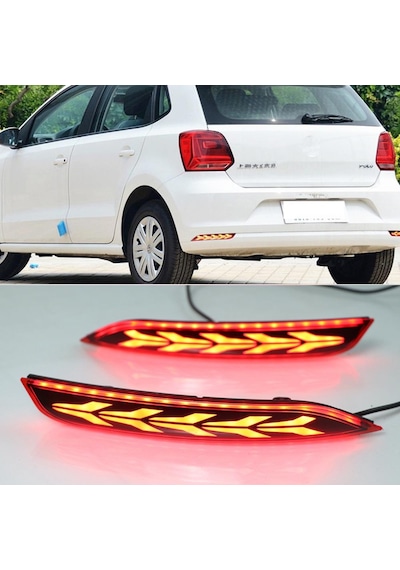 Volkswagen Polo Arka Sis Lambası Ledli 2014-2018 Arası Ağaç Model