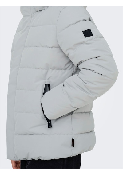 ONLY & SONS Onscayson Puffa Otw Noos Erkek Gri Mont - 22019598