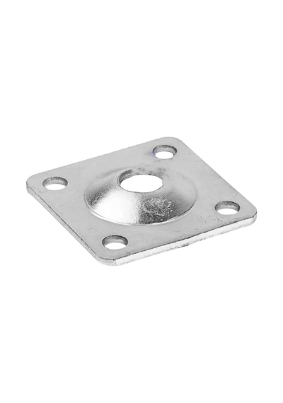 Mobilya Baza Koltuk Zigon Sehpa Ayağı Metal Bağlantı Aparatı Düz Ayak Tabanı M8 Civatalı 8 Adet