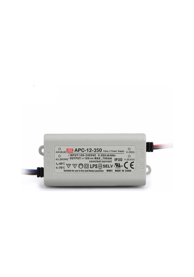 Apc-12-350 Apc12350 9 36vdc 350ma Ip30 Meanwell