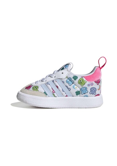 Kk2168-b Adidas Samba Quıckon I Bebek Spor Ayakkabı Beyaz Kk2168-b Beyaz - Mavi