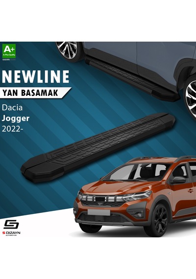 S-Dizayn Dacia Jogger NewLine Siyah Yan Basamak 213 Cm 2022 Üzeri