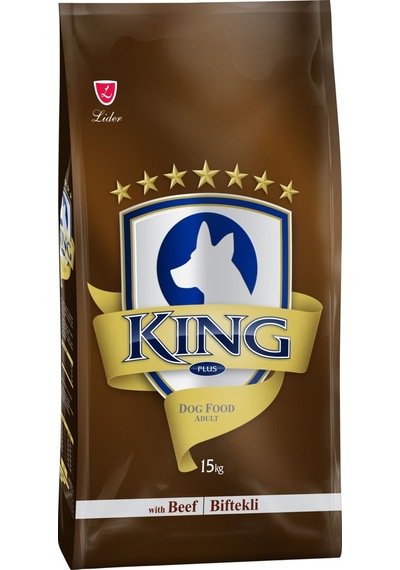 King Biftekli Yetişkin  Köpek Maması 15 Kg