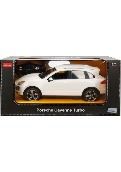 Rastar 1:14 Porsche Cayenne Turbo Uzaktan Kumandalı Işıklı Araba Beyaz S00042900 Çok Renkli