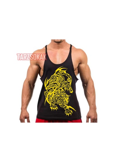 Tarzsokak Gym Tank Top Fitness Sporcu Atleti Gym42 Siyah