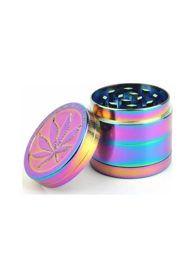 4 Katmanlı 40Mm Metal Grınder Baharat Öğütücü Raınbow