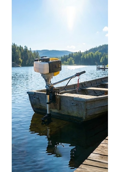 2.5 Hp 2 Zamanlı Hava Soğutmalı Dıştan Takma Tekne Motoru