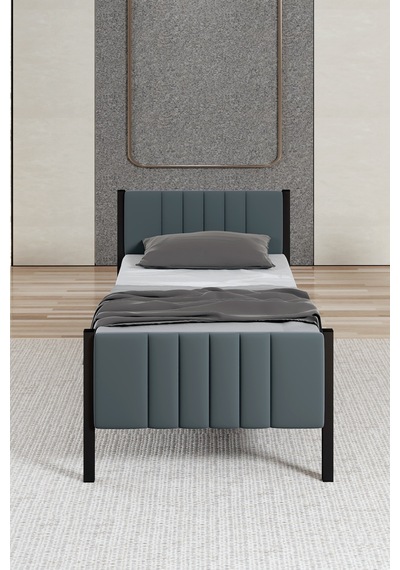Lotus Metal Karyola 100x200 Cm Antrasit Renk 100 x 200 CM