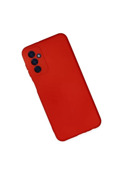 Newface Samsung Galaxy Uyumlu M23 Kılıf Nano İçi Kadife Silikon - Kırmızı Diğer