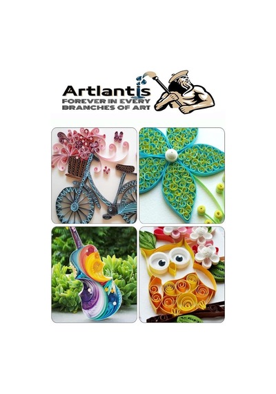 Quilling Seti 5 Mm İnce 1 Paket Quling Kağıt Katlama Kıvırma Sanatı Telkari Kuiling Karışık Renkli Genel