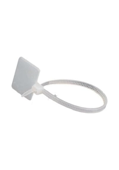 Çetsan Kablo Bağı 10 Cm 2.5x100mm Etiket Basılabilen 100 Lük Poşet Beyaz