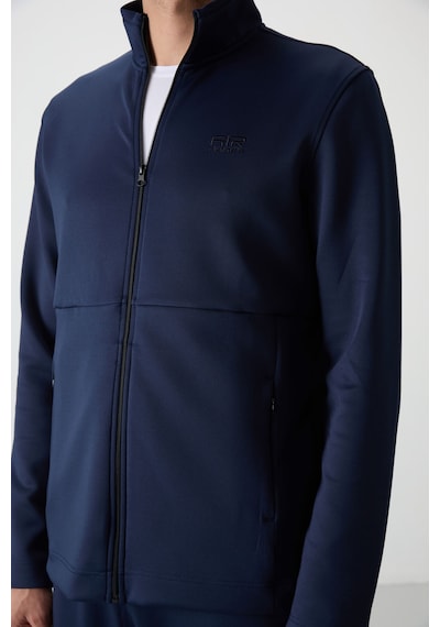 Tommy Life Bran İndigo Scuba Kumaş Erkek Eşofman Takım - 85199 İndigo