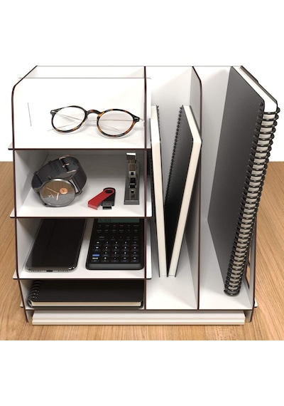 Kuk Design Voronoi Masaüstü Organizer Düzenleyici A4 Evrak Rafı Genel