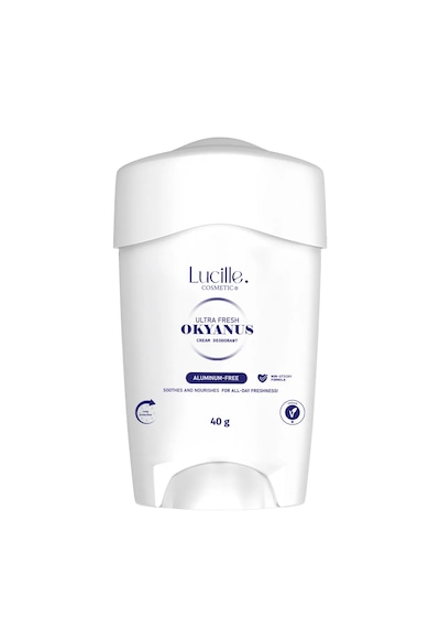 Lucille Vegan Erkek Krem Deodorant - Okyanus Esansı, 60 Ml