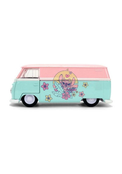 Melek Motifli Vw Model Araç Mavi
