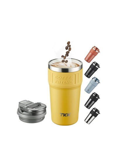 Tkk Çelik Termos Mug 630ml Sarı