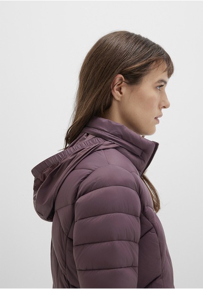 Mavi - Dik Yaka Bordo Şişme Mont 110698-70260 Bordo