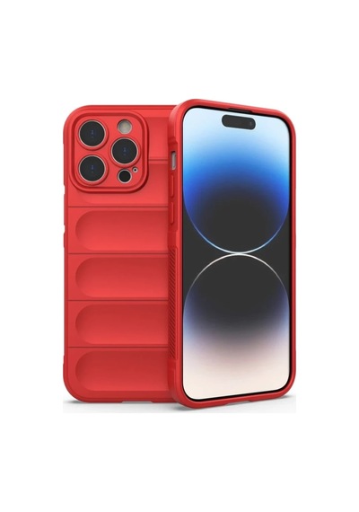 Apple Uyumlu iPhone 16 Pro Max Kılıf Optimum Silikon - Kırmızı 0.2M-Çok Renkli