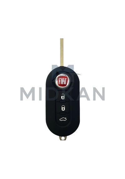 Fiat Doblo Silikon Anahtar Kılıfı 2010 Sonrası Siyah Renk