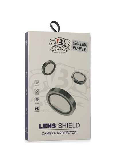 Samsung Samsung Uyumlu Galaxy S24 Ultra Bilvis Titan Kamera Lens - Derin Mor