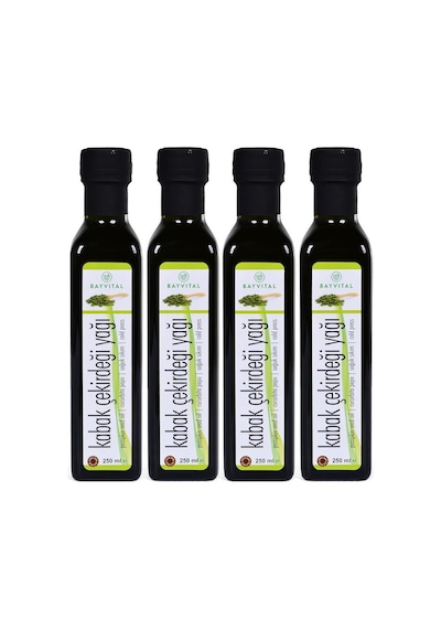 Bayvital Kabak Çekirdeği Yağı 4 x 250 ML