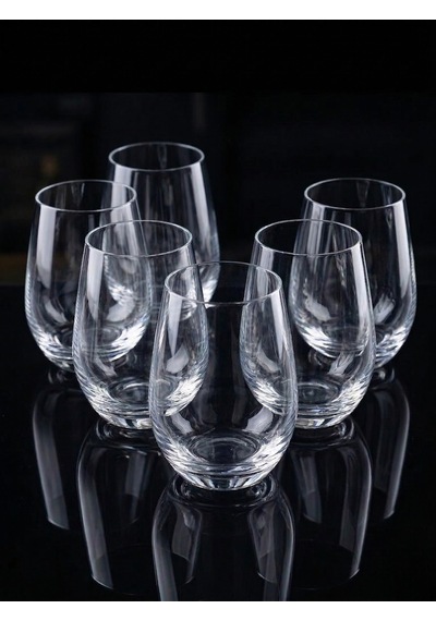 Kristal Su Bardak 360 Ml 6 Adet Beyaz