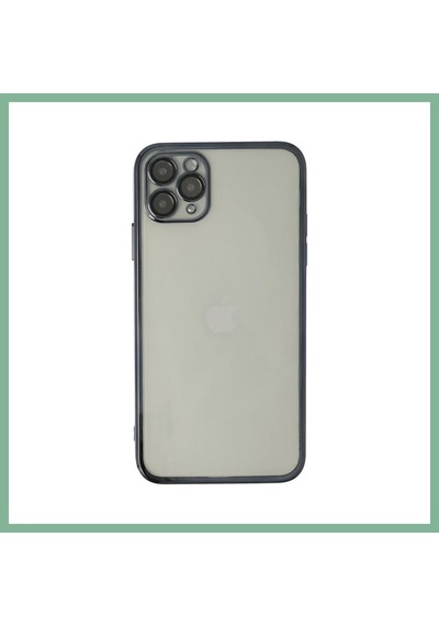 Bşkvirgo İphone 11 Pro Uyumlu Kılıf Lensli Silikon - Siyah Bsk2026