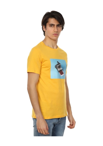 John Frank Erkek Cool T-shırt Siyah