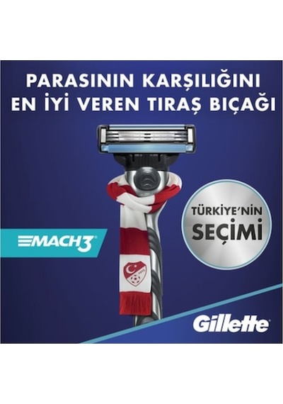 Wenlin Gillette Mach3 Yedek Tıraş Bıçağı 8'li, Oynar Başlık, Daha Keyifli Tıraş