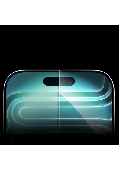 Apple Apple iPhone 16 Pro Uyumlu Youngkit 2.5d Parmak İzi Bırakmayan 0.33mm Temperli Cam Ekran Koruyucu Şeffaf