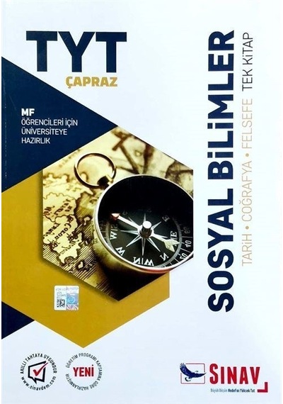 TYT Çapraz Mf Öğrencileri İçin Sosyal Bilimler Tek Kitap / Kol...